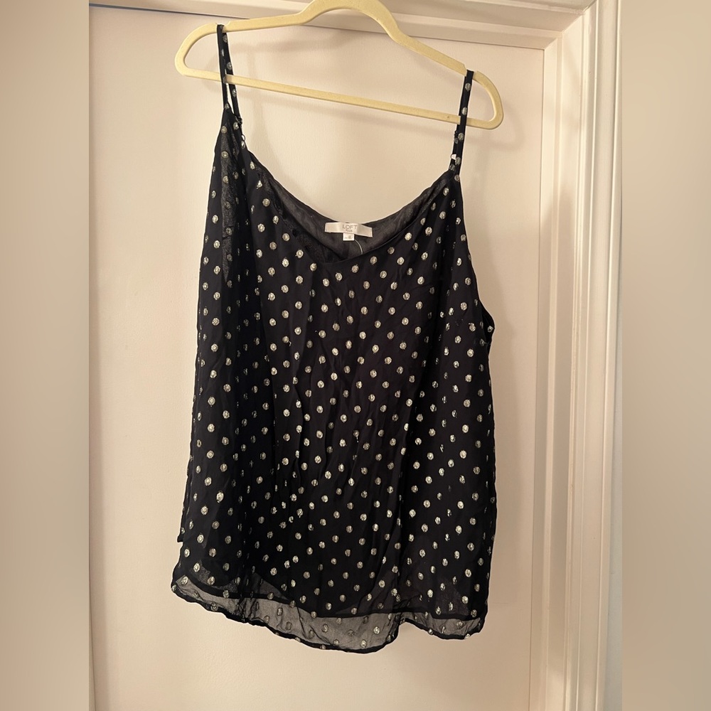 Loft Black Camisole